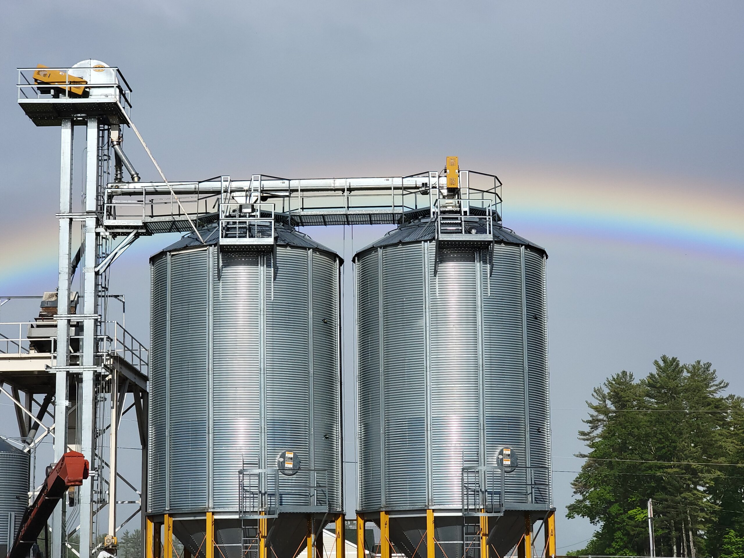 mesys silo system with rainbow overhead